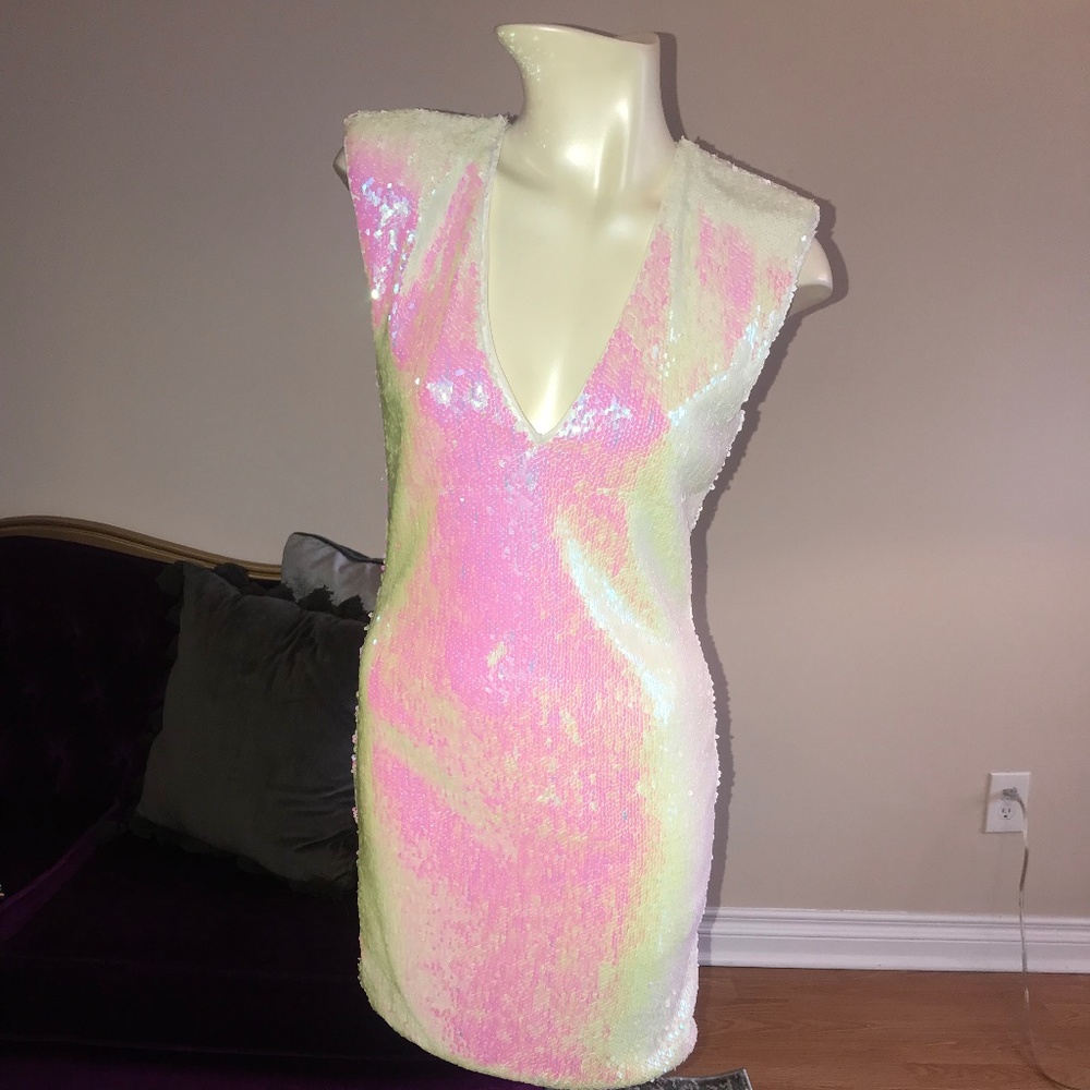 XXI Iridescent mini dress